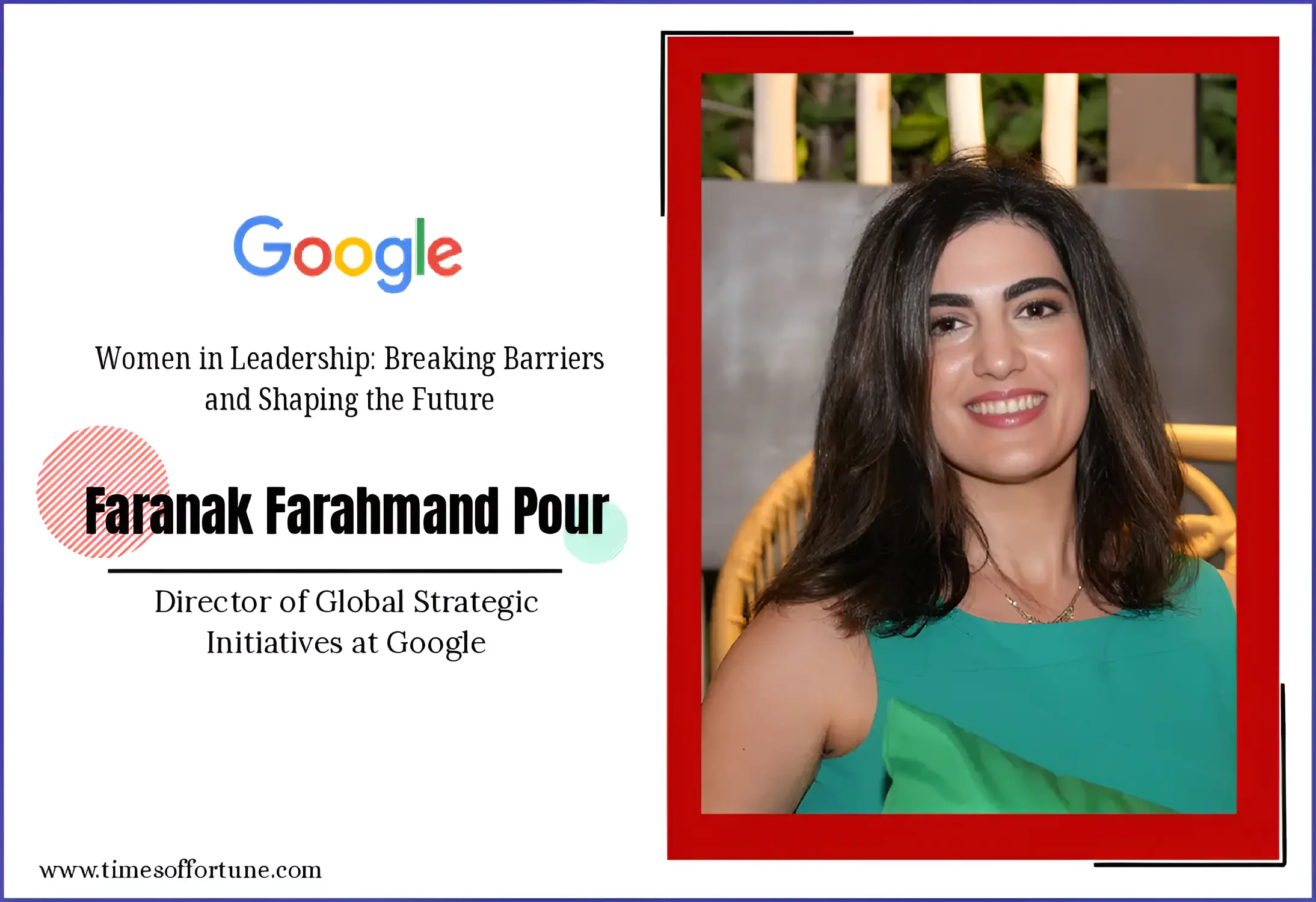 The Transformation Architect: How Faranak Farahmand Pour Is Redefining Global Partnerships at Google